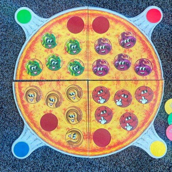 1987 Pizza Party Game Set -INCOMPLETE - Picture 1 of 6